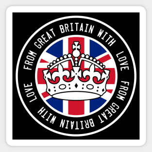 From Great Britain with love Sticker